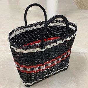 Woven beach bag